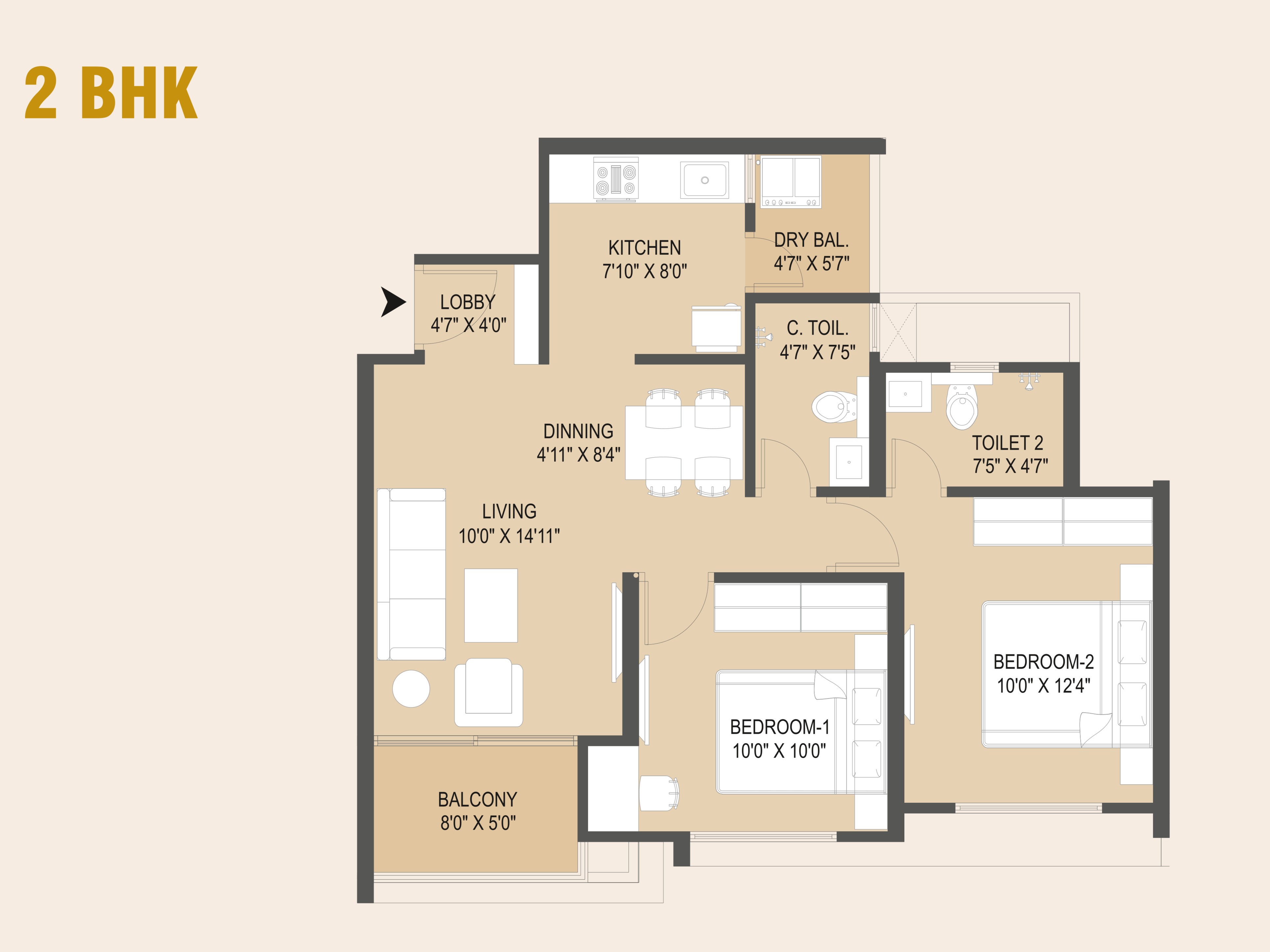 2 BHK